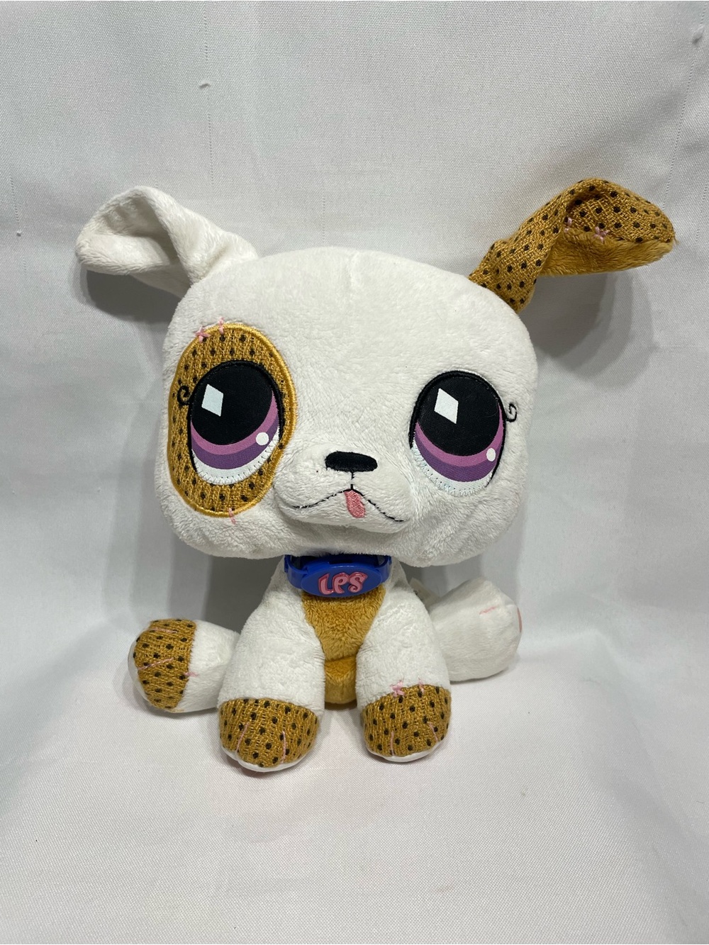 Littlest Pet Shop Virtual Interactive Pet (VIP) plush Boxer dog EUC LPS